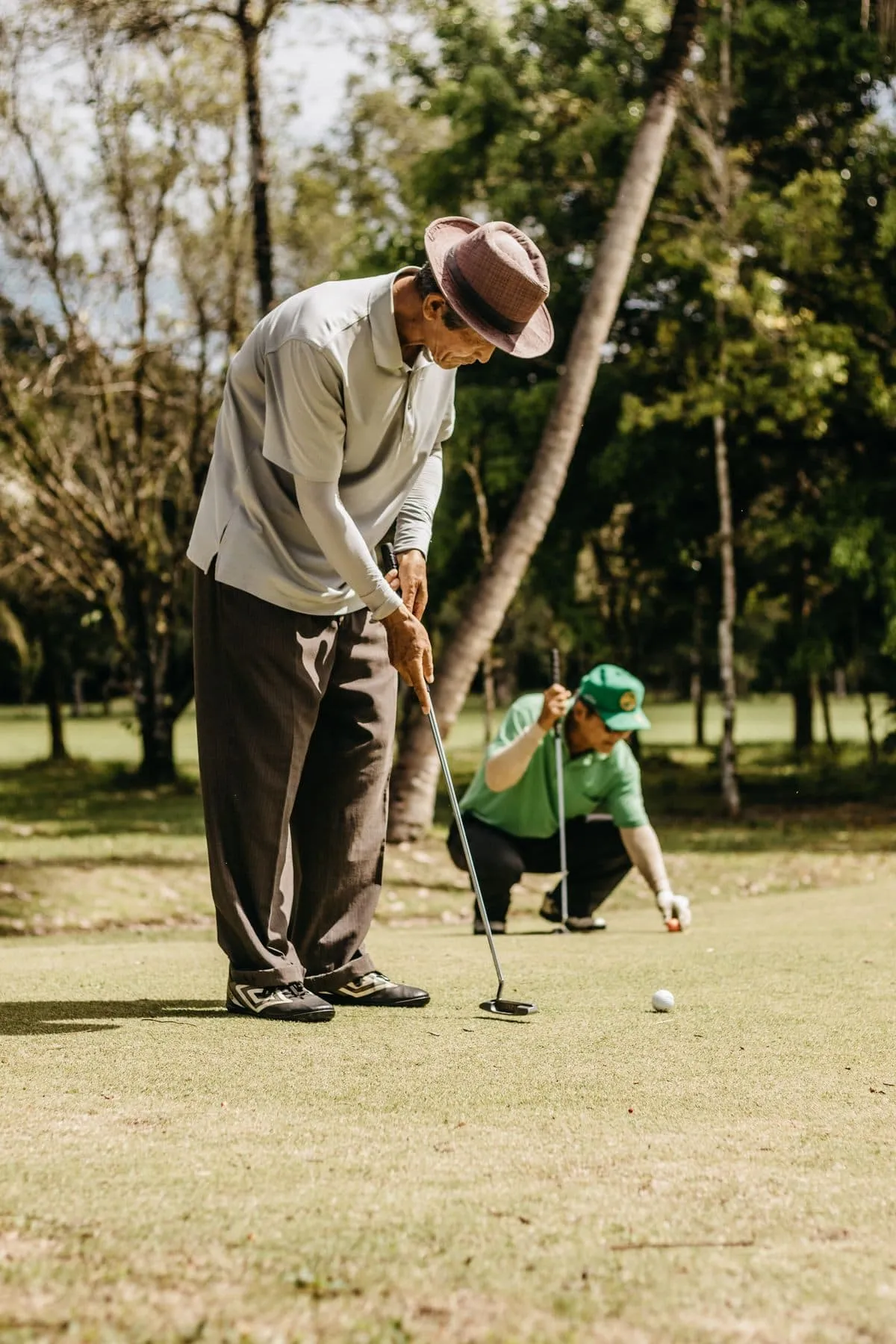 Active senior golfers on the course in Southwest Florida